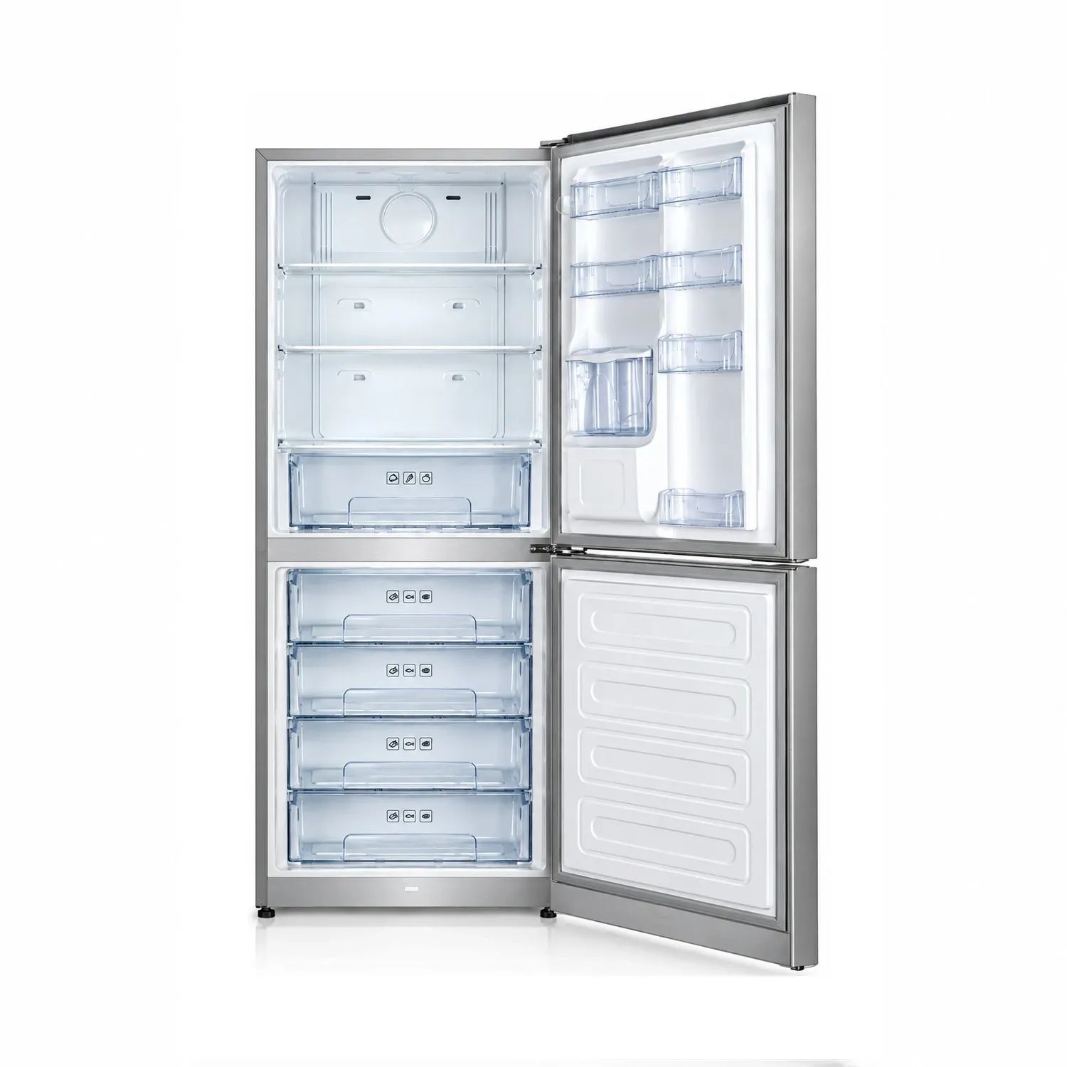 یخچال فریزر مجیک مدل MC 704 CH سیلور - تصویر 2