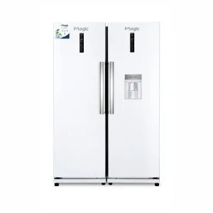 یخچال و فریزر دوقلو مجیک مدل MF 602 IA-ice سفید