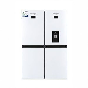 یخچال و فریزر دوقلو مجیک مدل MF604 IA-ICE سفید